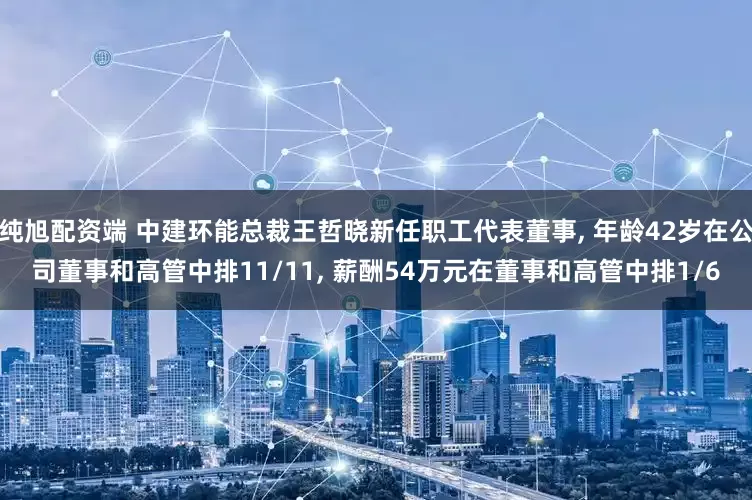 纯旭配资端 中建环能总裁王哲晓新任职工代表董事, 年龄42岁在公司董事和高管中排11/11, 薪酬54万元在董事和高管中排1/6