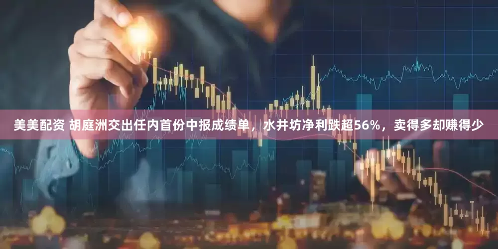 美美配资 胡庭洲交出任内首份中报成绩单，水井坊净利跌超56%，卖得多却赚得少